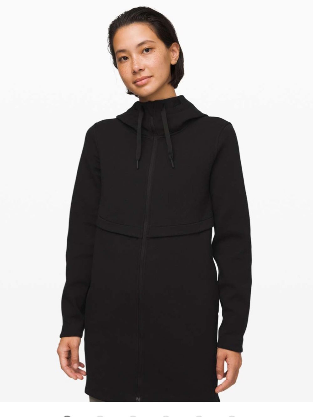 lululemon athletica Black Long Horizons Zip Hoodie